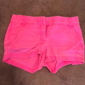 Hot pink j.crew shorts